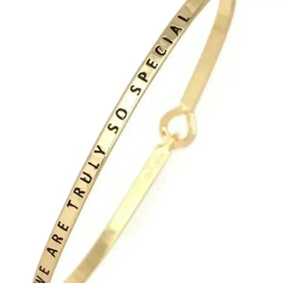 We Are Truly So Special Message Bracelet - Picture 1 of 1